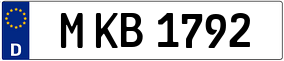 Truck License Plate